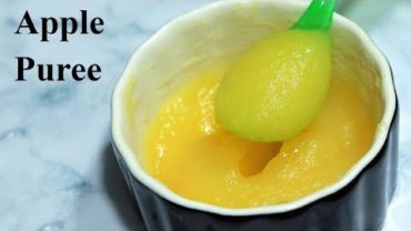 VIDEO: apple puree for baby | weaning | baby puree | apple puree | first foods