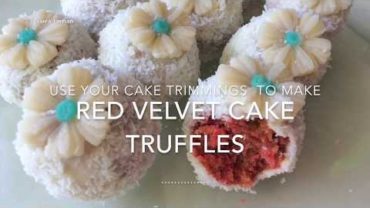 VIDEO: red velvet cake truffles