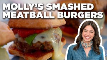 VIDEO: Molly Yeh’s Smashed Meatball Burgers | Girl Meets Farm | Food Network
