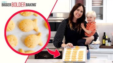 VIDEO: My 19-Month-Old Made Homemade Goldfish Crackers! (4 Ingredient Recipe)