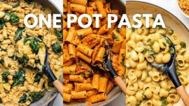VIDEO: Turning My Favorite Dips into One Pot Pasta Recipes (vegan)