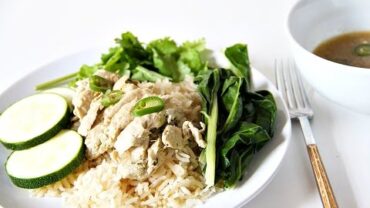 VIDEO: Thai Chicken Rice | Vegan – ” Khao Man Gai” วิธีทำข้าวมันไก่