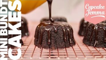VIDEO: Decadent Chocolate Mini Bundt Cakes | Cupcake Jemma Channel