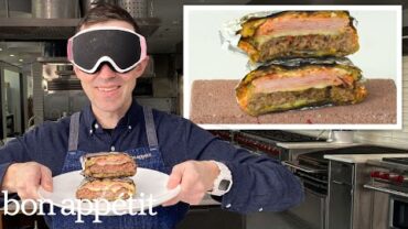 VIDEO: Recreating Guy Fieri’s Brick Burger From Taste | Reverse Engineering | Bon Appétit