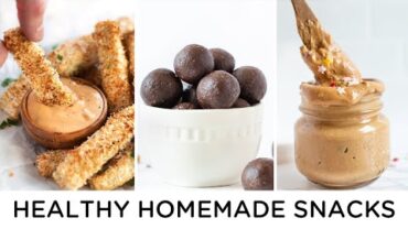 VIDEO: EASY VEGAN SNACK IDEAS ‣‣ healthy snacks to make at home