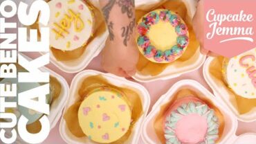 VIDEO: Super Cute Bento Cakes | Cupcake Jemma Channel