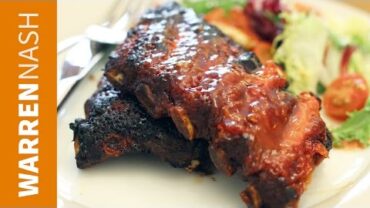 VIDEO: BBQ Ribs on Charcoal Grill – Quick & Easy – Recipes by Warren Nash