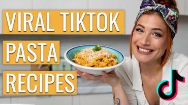 VIDEO: Testing TikTok Pasta Recipes (But making them VEGAN!)
