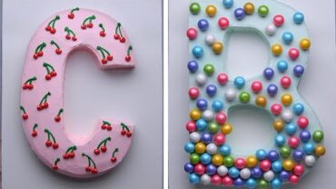 VIDEO: 10 easy cutting hacks to make a letter cake for your next celebration! So Yummy