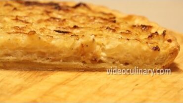 VIDEO: French Onion Tart recipe by videoculinary.com