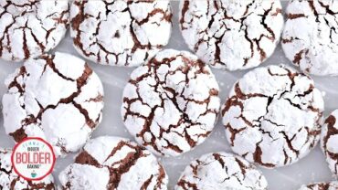 VIDEO: Chocolate Crinkle Cookies | Bigger Bolder Baking