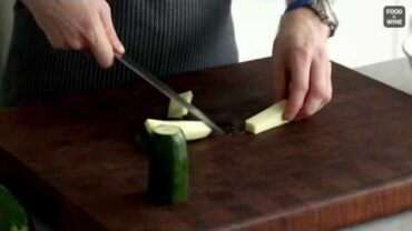 VIDEO: How to Core and Deseed a Zucchini | Food & Wine