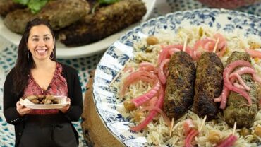 VIDEO: Spicy Beef Kebabs with Rice Pilaf