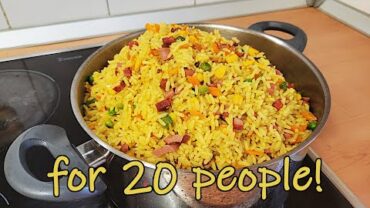 VIDEO: How to Cook Party Fried Rice for 20 Nigerian Igbo Meeting Members | Flo Chinyere
