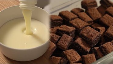 VIDEO: 연유 초콜릿 Condensed Milk Chocolate Truffles