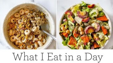 VIDEO: WHAT I EAT IN A DAY ‣‣ quick & easy vegan meals