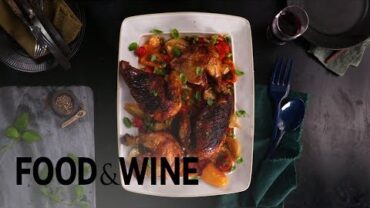 VIDEO: Roast Chicken Cacciatore with Red Wine Butter | Recipe | Food & Wine