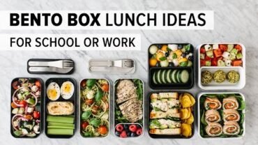 VIDEO: BENTO BOX LUNCH IDEAS | for work or back to school + healthy meal prep recipes