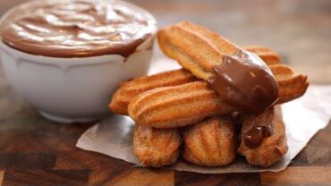 VIDEO: Homemade Churros (Baked Better than Fried?) & Hot Chocolate – Gemma’s Bigger Bolder Baking Ep  69