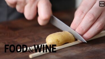 VIDEO: How to Make Hassleback Potatoes | Mad Genius Tips | Food & Wine