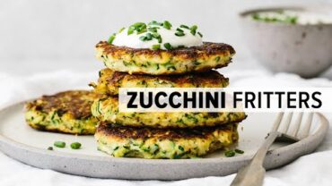 VIDEO: ZUCCHINI FRITTERS | healthy, gluten-free, low-carb, keto recipe