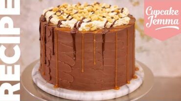 VIDEO: The Most EPIC SNICKERS CAKE Recipe Step-By-Step | Cupcake Jemma