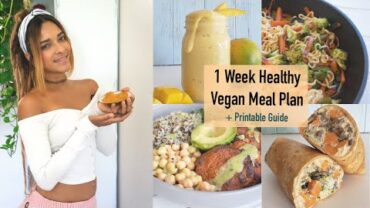 VIDEO: 1 Week Vegan Meal Prep + Printable Guide