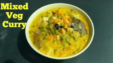 VIDEO: Mixed Vegetable Curry with Coconut Milk | mixed vegetables recipe
