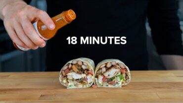 VIDEO: An above average, 18 minute Grilled Chicken Burrito.