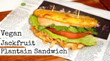 VIDEO: Breadless Plantain Sandwich | Vegan Puerto Rican Food