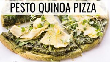 VIDEO: Pesto Quinoa Pizza | Healthy Dinner Ideas