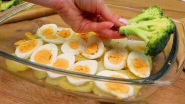 VIDEO: Ich mache diesen Auflauf jedes Wochenende! Neues Rezept für Brokkoli mit Kartoffeln! Nahrhaft!