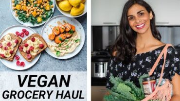 VIDEO: 10 FOODS I EAT EACH WEEK | healthy vegan grocery staples