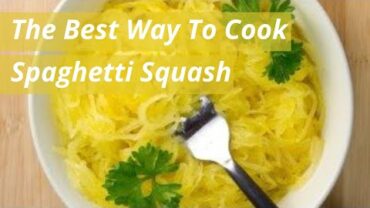 VIDEO: The best way to cook spaghetti squash #shorts