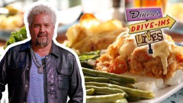 VIDEO: Guy Fieri Eats Baked Stuffed Scrod in Massachusetts | Diners, Drive-Ins and Dives | Food Network