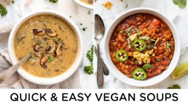 VIDEO: EASY INSTANT POT SOUP RECIPES ‣‣ healthy vegan soups