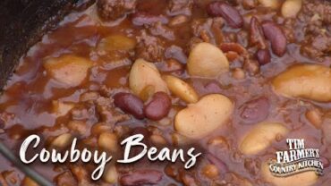 VIDEO: Cowboy Beans Recipe | Cowboy Campfire Cooking