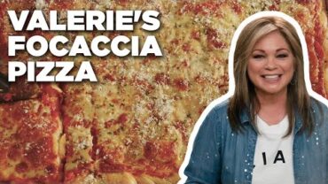 VIDEO: Valerie Bertinelli’s Focaccia Pizza | Valerie’s Home Cooking | Food Network