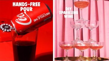 VIDEO: 15 Drink Hacks to Try at Your Next Party! So Yummy