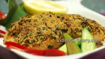 VIDEO: Herb Crusted Baked Salmon Recipe – Video Culinary