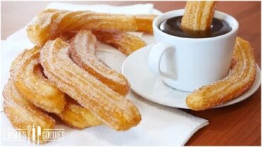 VIDEO: Homemade Churros Recipe 2 ways – With & Without Piping Bag