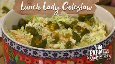 VIDEO: COLESLAW | Lunch Lady Recipe