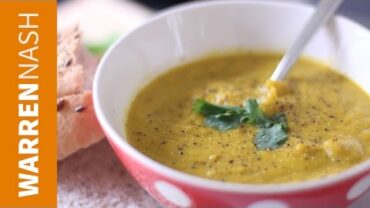 VIDEO: Carrot and Coriander Soup Recipe – Quick & Easy – Recipes by Warren Nash