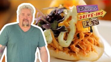VIDEO: Guy Fieri Eats Arepas in Puerto Rico | Diners, Drive-Ins and Dives | Food Network