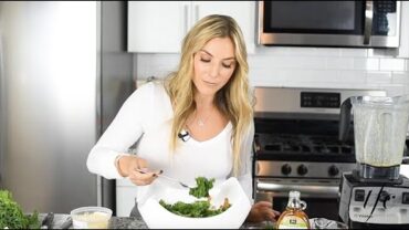 VIDEO: Lightened Up Kale Caesar Salad | The Flexible Chef