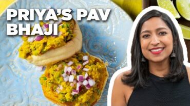 VIDEO: Priya Krishna Makes Pav Bhaji | The Kitchen | Food Network