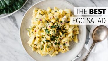 VIDEO: EGG SALAD | how to make the BEST egg salad recipe + collard wrap