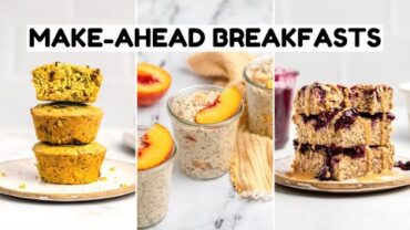 VIDEO: Budget-Friendly Make-Ahead Breakfast Ideas (Vegan)