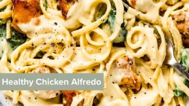 VIDEO: Healthy Chicken Alfredo