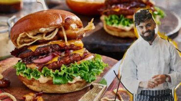 VIDEO: Chef Makes Unbelievable Gourmet VEGAN Burgers